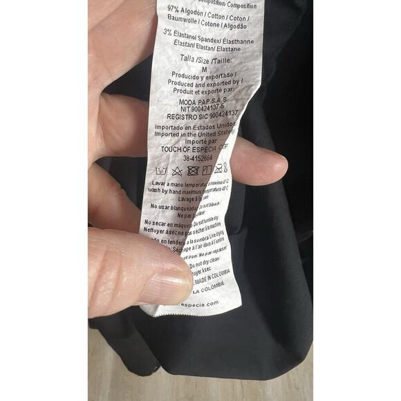 Anthropologie Especia Wallis Black Embroidered Boho Event Maxi Stretch Dress M - Picture 15 of 16